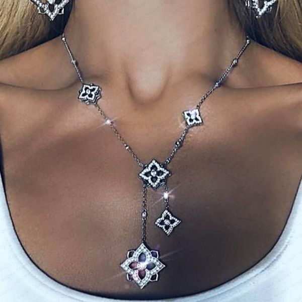 chains godk trendy long tassel statement necklace for women wedding party cubic zircon crystal cz dubai bridal jewelry gift, Silver
chains godk trendy long tassel statement necklace for women wedding party cubic zircon crystal cz dubai bridal jewelry gift, Silver