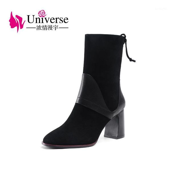 boots universe j210 arrival comfortable suede leather zip women winter short hoof heel ladies 20211, Black
boots universe j210 arrival comfortable suede leather zip women winter short hoof heel ladies 20211, Black