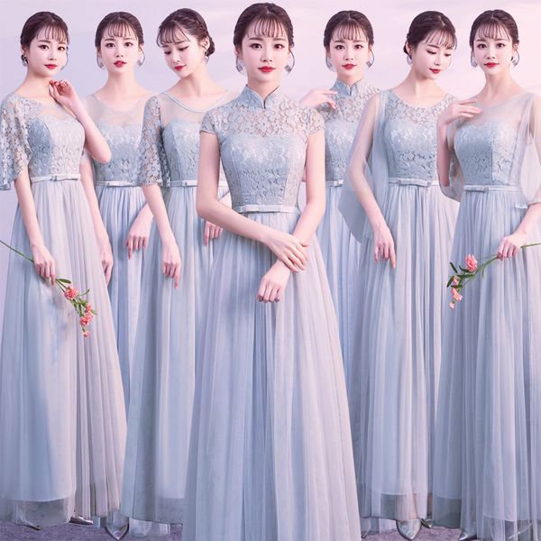 lace a-line prom wedding party sister long dusty blue purple gray pink purple bridesmaid dresses wedding guest dress 850, White;pink
lace a-line prom wedding party sister long dusty blue purple gray pink purple bridesmaid dresses wedding guest dress 850, White;pink