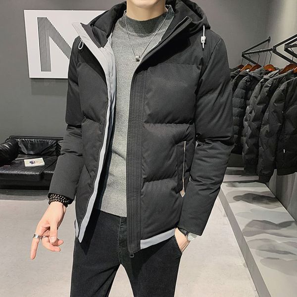 men's thickened winter 2021 new korean tooling trend down short cotton padded et, Black
men's thickened winter 2021 new korean tooling trend down short cotton padded et, Black