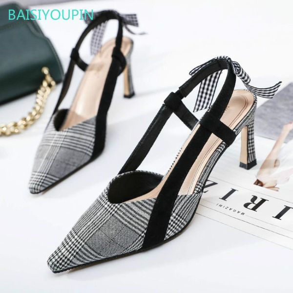 women sandals summer shoes new fashion 7cm high heels casual bow pointed office party sweet female shoes shallow four seasons, Black
women sandals summer shoes new fashion 7cm high heels casual bow pointed office party sweet female shoes shallow four seasons, Black