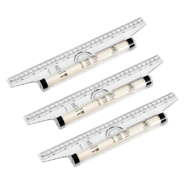 gift sets 3 pck of multifunctional drawing design measuring parallel ruler 30cm home school office roller
gift sets 3 pck of multifunctional drawing design measuring parallel ruler 30cm home school office roller