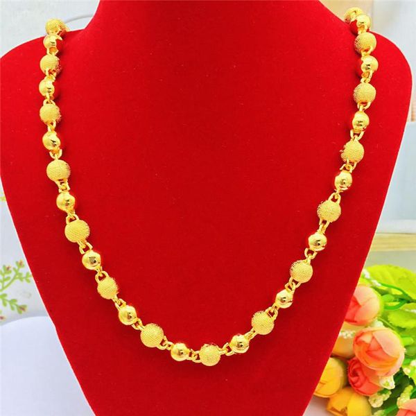 luxury 14k gold necklace for men women thick yellow gold necklace for wedding engagement anniversary beads chain jewelry gifts, Silver
luxury 14k gold necklace for men women thick yellow gold necklace for wedding engagement anniversary beads chain jewelry gifts, Silver