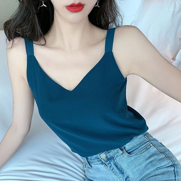 korean chiffon women camis halter woman sleeveless solid tank plus size women v-neck camisole basic white
korean chiffon women camis halter woman sleeveless solid tank plus size women v-neck camisole basic white