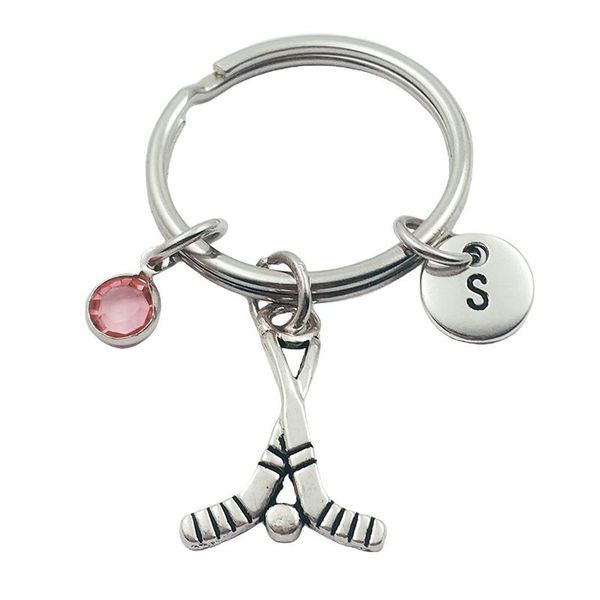 keychains hockey ball sport initial letter birthstone keyring creative fashion jewelry women gifts accessories pendant, Silver
keychains hockey ball sport initial letter birthstone keyring creative fashion jewelry women gifts accessories pendant, Silver