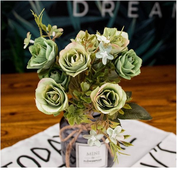 1 bouquet 10 head artificial silk cloth fake flowers leaf peony floral home wedding party home decor blue tea rose small bbyzny
1 bouquet 10 head artificial silk cloth fake flowers leaf peony floral home wedding party home decor blue tea rose small bbyzny