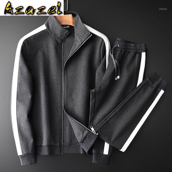men's tracksuits azazel autumn mens sets 2 piece luxury stand collar male sweatshirts plus size 4xl elastic waist slim fit man pants1, Gray
men's tracksuits azazel autumn mens sets 2 piece luxury stand collar male sweatshirts plus size 4xl elastic waist slim fit man pants1, Gray