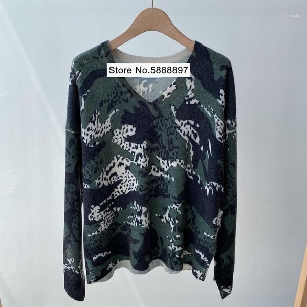 new 2020 v-neck knitted sweater women long sleeve slim camouflage print lady knitwear jumpers femme bottoming pullover, White;black
new 2020 v-neck knitted sweater women long sleeve slim camouflage print lady knitwear jumpers femme bottoming pullover, White;black