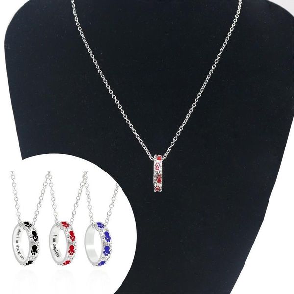 pendant necklaces fashion creative color footprint necklace personality when i am with my pet footprints metal jewelry gift, Silver
pendant necklaces fashion creative color footprint necklace personality when i am with my pet footprints metal jewelry gift, Silver
