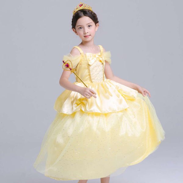 2020 beau and beast belle clothing princs girls' drs children's halloween costumej3s2, Red;yellow
2020 beau and beast belle clothing princs girls' drs children's halloween costumej3s2, Red;yellow