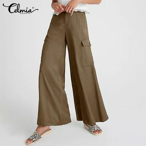 women's pants & capris women cargo trousers 2021 autumn fashion high waist pockets long celmia ladies casual solid femme loose party pa, Black;white
women's pants & capris women cargo trousers 2021 autumn fashion high waist pockets long celmia ladies casual solid femme loose party pa, Black;white