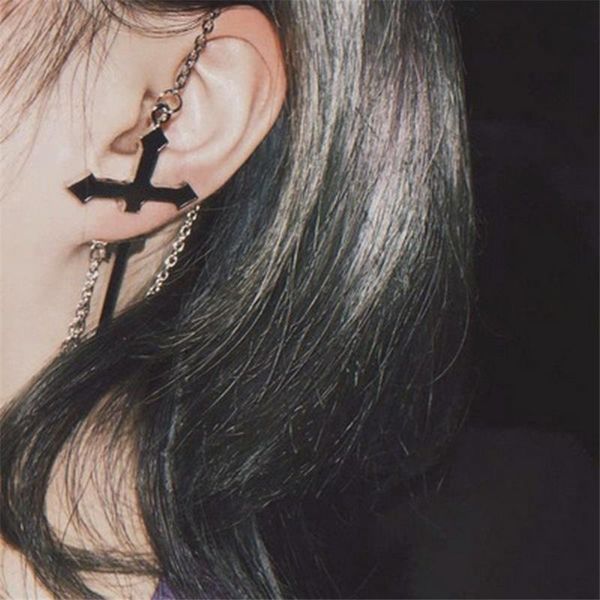 1pcs new punk cross earrings fashion vintage long chain zipper stud earrings for women party hip hop streetwear jewelry, Golden;silver
1pcs new punk cross earrings fashion vintage long chain zipper stud earrings for women party hip hop streetwear jewelry, Golden;silver
