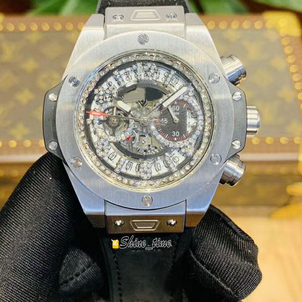 new diamond dial silver steel case 441.nx.1170.rx.1104 vk quartz chronograph movement mens watch rubber strap luxry watches, Slivery;brown
new diamond dial silver steel case 441.nx.1170.rx.1104 vk quartz chronograph movement mens watch rubber strap luxry watches, Slivery;brown