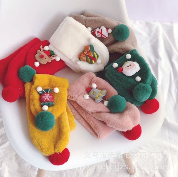 personalized lovely christmas sle children's red and green ball plush cross scarf thickened warm baby's neck in winter, Red;brown
personalized lovely christmas sle children's red and green ball plush cross scarf thickened warm baby's neck in winter, Red;brown