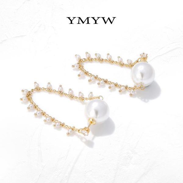 ymyw korean simulated pearls hoop earrings for women shiny cubic zirconia earrings elegant geometric tassel jewelry brincos new, Golden;silver
ymyw korean simulated pearls hoop earrings for women shiny cubic zirconia earrings elegant geometric tassel jewelry brincos new, Golden;silver
