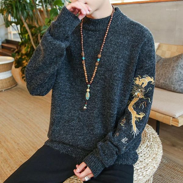fashion knitwear sweater men embriodery dragon sweater casaul hip hop men retro loose oversize pullovers male youth 5xl1, White;black
fashion knitwear sweater men embriodery dragon sweater casaul hip hop men retro loose oversize pullovers male youth 5xl1, White;black