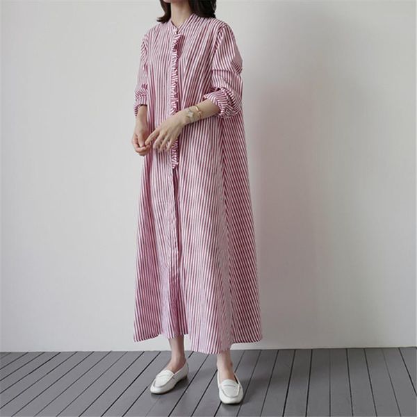 summer fashion women dress loose large size knee-high ruffles striped dresses kg-576, Black;gray
summer fashion women dress loose large size knee-high ruffles striped dresses kg-576, Black;gray