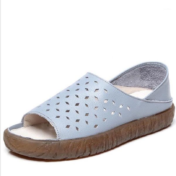 summer new retro breathable hollow sewing genuine leather women sandals peep toe slip-on pregnant women hole shoes 202006021, Black
summer new retro breathable hollow sewing genuine leather women sandals peep toe slip-on pregnant women hole shoes 202006021, Black