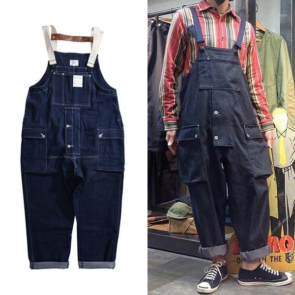 streetwear denim overalls men oversized retro cargo work bib trousers male functional multi-pockets mens pants hip hop coveralls1, Black
streetwear denim overalls men oversized retro cargo work bib trousers male functional multi-pockets mens pants hip hop coveralls1, Black