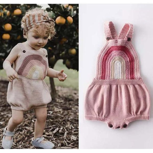 rompers cathery born infant baby girls knitted ruffle romper bodysuit rainbow love-heart sleeveless strap jumpsuits overalls outfits, Blue
rompers cathery born infant baby girls knitted ruffle romper bodysuit rainbow love-heart sleeveless strap jumpsuits overalls outfits, Blue