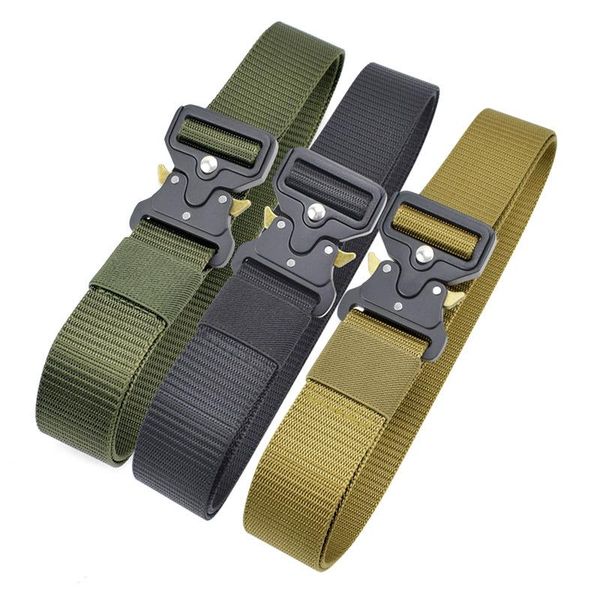 waist support tactical belt nylon metal buckle adjustable heavy duty training hunting wargame combat, Black;gray
waist support tactical belt nylon metal buckle adjustable heavy duty training hunting wargame combat, Black;gray