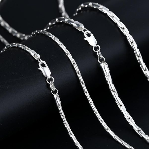 chains miqiao 2021 snake chain 925 sterling silver couple necklace long 50 55 60 cm width 2 4 mm men women accessories jewelry
chains miqiao 2021 snake chain 925 sterling silver couple necklace long 50 55 60 cm width 2 4 mm men women accessories jewelry