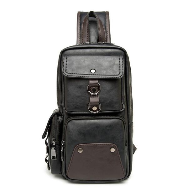 fashion simple men leather chest bag portable outdoor chest pack sling bag for men travel organizer male waist
fashion simple men leather chest bag portable outdoor chest pack sling bag for men travel organizer male waist