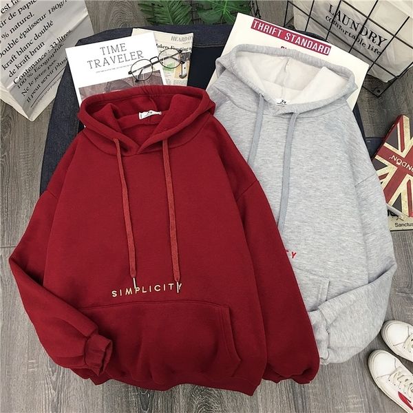sweatshirt hooded women winter casual loose pullover hoodies ladies korean letter print womens hoodies thickened plus velvet y200107, Black
sweatshirt hooded women winter casual loose pullover hoodies ladies korean letter print womens hoodies thickened plus velvet y200107, Black