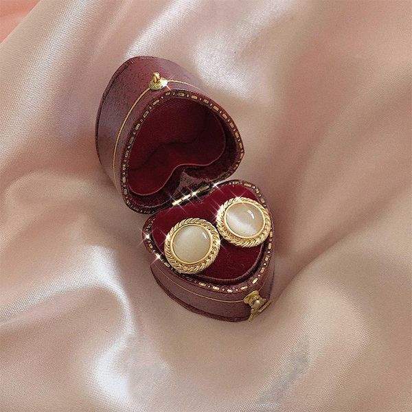 orgin summer vintage gold circle opals stud earings for women exquisite geometric wedding gifts earings jewelry accessories, Golden;silver
orgin summer vintage gold circle opals stud earings for women exquisite geometric wedding gifts earings jewelry accessories, Golden;silver