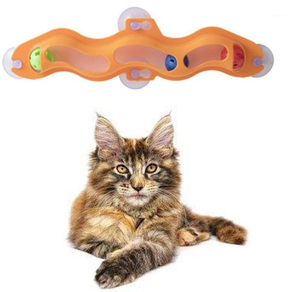 mounts to window sucker cat toy ball track with 3 balls cat toys interactive fun play exercise for kitty cats kittens
mounts to window sucker cat toy ball track with 3 balls cat toys interactive fun play exercise for kitty cats kittens