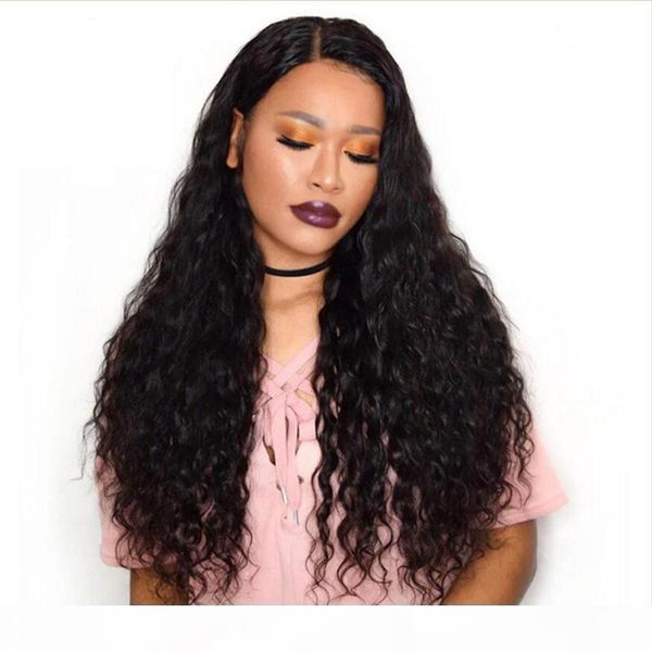 water wave lace front human hair wigs brazilian remy natural black full lace wig for women with baby hair pre-plucked bleached, Black;brown
water wave lace front human hair wigs brazilian remy natural black full lace wig for women with baby hair pre-plucked bleached, Black;brown