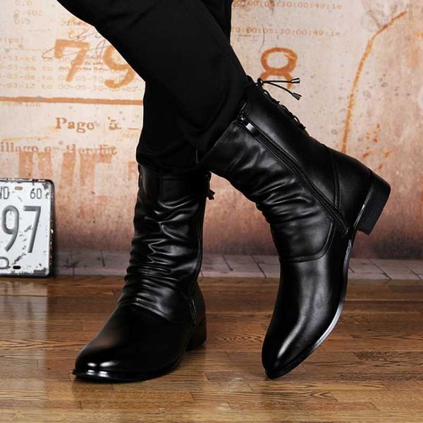 boots korean style men fashion motorcycle punk wear cowboy natural leather autumn winter shoes warm cotton high boot long botas1, Black
boots korean style men fashion motorcycle punk wear cowboy natural leather autumn winter shoes warm cotton high boot long botas1, Black