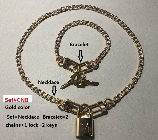 1 custom-made set#cnb , classic set= lock necklace+braceletdjl6
1 custom-made set#cnb , classic set= lock necklace+braceletdjl6