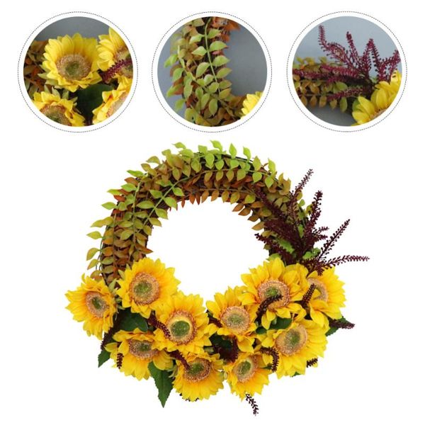 decorative flowers & wreaths 1pc door wreath pendant artificial sunflower garland party layout (yellow)
decorative flowers & wreaths 1pc door wreath pendant artificial sunflower garland party layout (yellow)