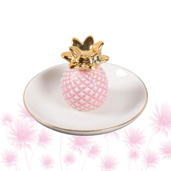 1Pc Ceramic Trinket Tray Jewelry Storage Dish Pineapple Design Holder Ring Storage Plate for Home Shop
1Pc Ceramic Trinket Tray Jewelry Storage Dish Pineapple Design Holder Ring Storage Plate for Home Shop