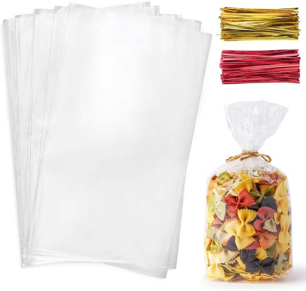cello cellophane treat bags,200 pcs 7x13 inches clear pastic gift bags with twist ties,party favor bags
cello cellophane treat bags,200 pcs 7x13 inches clear pastic gift bags with twist ties,party favor bags
