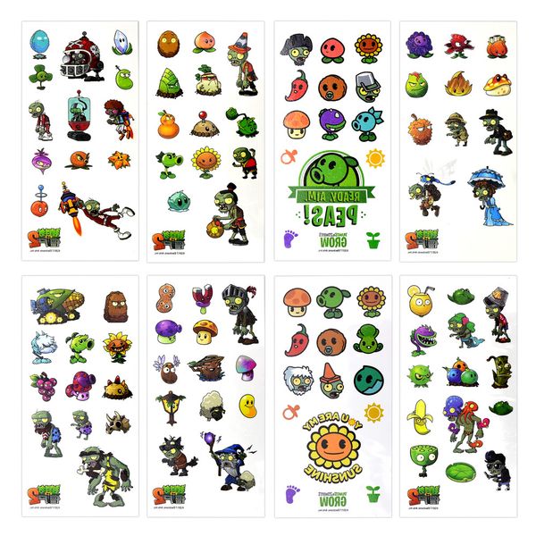 cartoon water transfermation temporary children paper plant vs. zombie fake tattoo stickers toys for boy kids q1215
cartoon water transfermation temporary children paper plant vs. zombie fake tattoo stickers toys for boy kids q1215