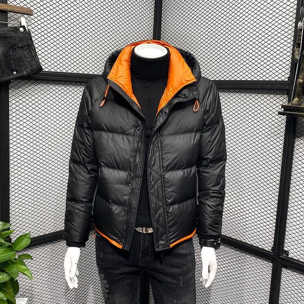 new trendy thick men's youth bread clothes down cotton-padded winter warm wild coat, Black
new trendy thick men's youth bread clothes down cotton-padded winter warm wild coat, Black