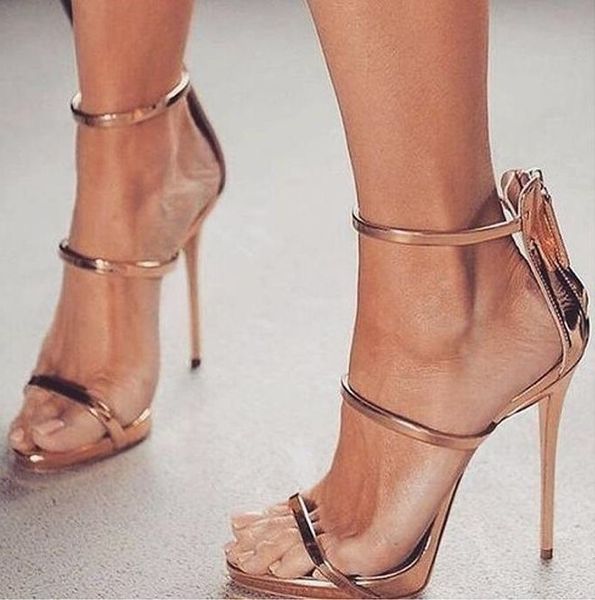 great size of women gold metallic leather roman sandals cut-out zipper thin heels ladies wearing cross-strapped shoes, Black
great size of women gold metallic leather roman sandals cut-out zipper thin heels ladies wearing cross-strapped shoes, Black