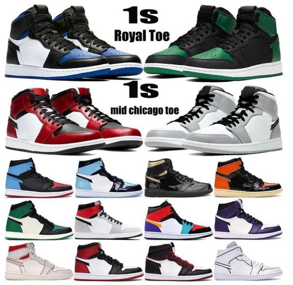 2021new 1 high og basketball shoes 1s mid chicago royal toe black metallic gold pine green black unc patent men women sneakers trainers
2021new 1 high og basketball shoes 1s mid chicago royal toe black metallic gold pine green black unc patent men women sneakers trainers