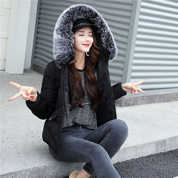 2021 new mujer of women parkas jacket with hoodie female skin collar short down cotton jackets parka wxf214 z1y3, Black
2021 new mujer of women parkas jacket with hoodie female skin collar short down cotton jackets parka wxf214 z1y3, Black