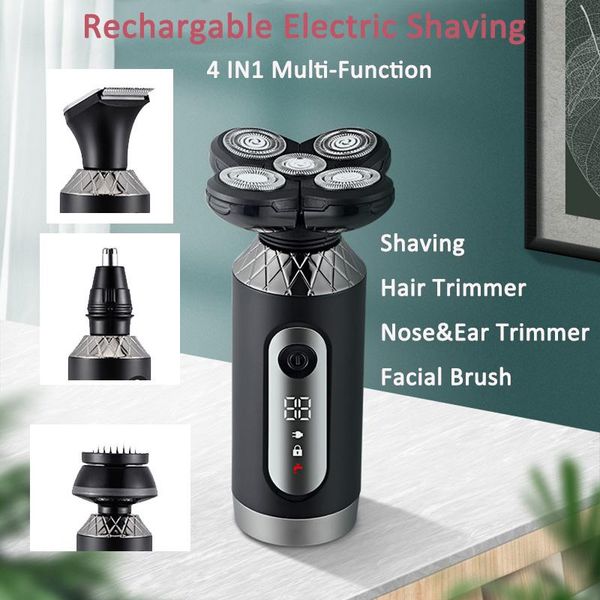 electric shavers shaver men's razor beard hair nose&ear trimmer facial brush 4in1 function dry wet 4d usb charging rechargable device
electric shavers shaver men's razor beard hair nose&ear trimmer facial brush 4in1 function dry wet 4d usb charging rechargable device