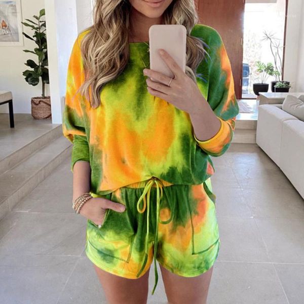 gym clothing fashion women casual shorts two-piece suit print tie dye set clothes loose summer clothing1, White;black
gym clothing fashion women casual shorts two-piece suit print tie dye set clothes loose summer clothing1, White;black