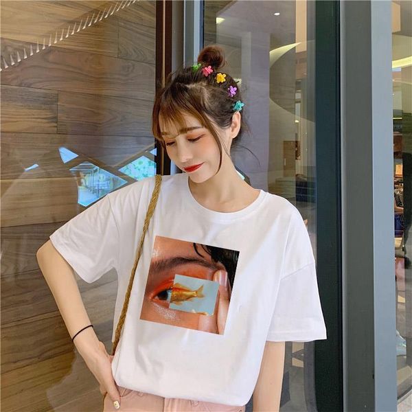 fish eyes tee women harajuku aesthetics tshirt hip hop fashion tumblr graphic grunge t-shirt streetwear tee femme outfits, White
fish eyes tee women harajuku aesthetics tshirt hip hop fashion tumblr graphic grunge t-shirt streetwear tee femme outfits, White
