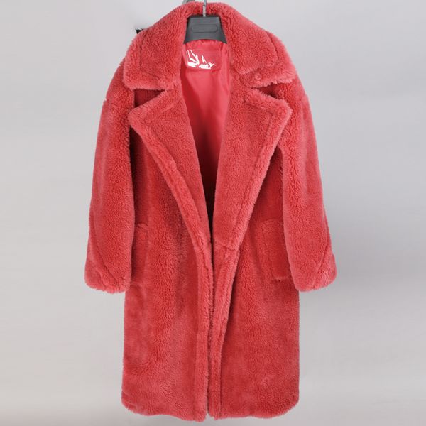2020 fashion women's clothing winter jackets natural wool sheepskin long teddy bear coat warm and relaxedx1019, Black
2020 fashion women's clothing winter jackets natural wool sheepskin long teddy bear coat warm and relaxedx1019, Black