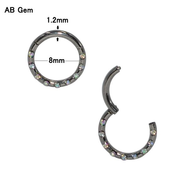 1 шт. хирургическая стальная пунктирная кластерная перегородка clocker hoop ring gem цветочное кольцо для носа labret ухо trangus cartilage, Black
1 шт. хирургическая стальная пунктирная кластерная перегородка clocker hoop ring gem цветочное кольцо для носа labret ухо trangus cartilage, Black