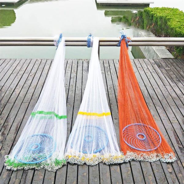 fishing accessories lawaia network hand throwing net with iron chain pendants tire line diameter 3m-4.8m rotary nets blue ring
fishing accessories lawaia network hand throwing net with iron chain pendants tire line diameter 3m-4.8m rotary nets blue ring