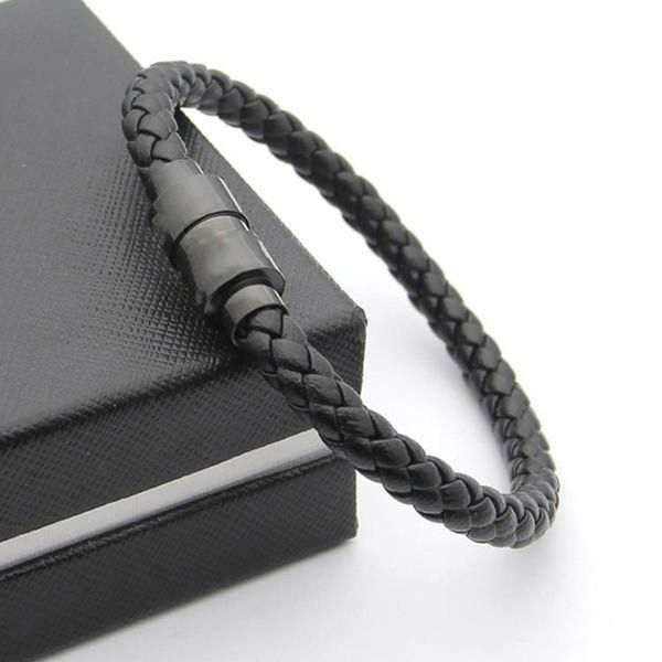 luxury bracelet leather rope stainless steel clasp men's and women's bracelets wholesale, Golden;silver
luxury bracelet leather rope stainless steel clasp men's and women's bracelets wholesale, Golden;silver