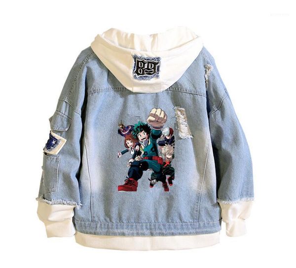 2019 new fashion my hero academia printing denim jacket casual bomber coat hip hop retro hoodie jacket streetwear1, Black;brown
2019 new fashion my hero academia printing denim jacket casual bomber coat hip hop retro hoodie jacket streetwear1, Black;brown