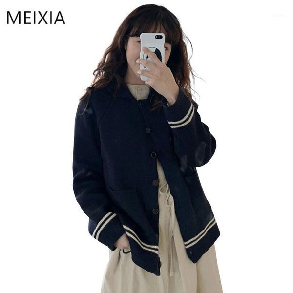 women's knits & tees women's autumn fashion stripe contrast lapel long sleeve sweater loose button cardigan coat japanese, White
women's knits & tees women's autumn fashion stripe contrast lapel long sleeve sweater loose button cardigan coat japanese, White